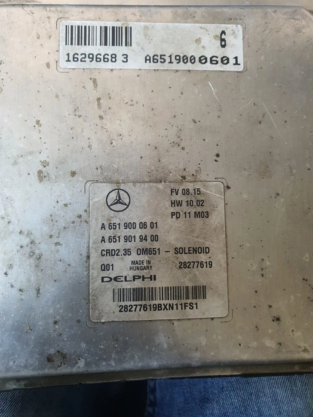 A6519000601 A6519019400 28277619 CRD2.35 SOLENOID FV08.15 HW10.02 PD 11M03 MB W906 2.2CDI ATgearbox KTAG FULL.7z