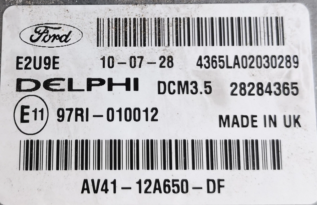 28284365 AV41-12A650-DF AG91-12B684-DA DCM3.5 Ford Kuga 2010 FULL.rar