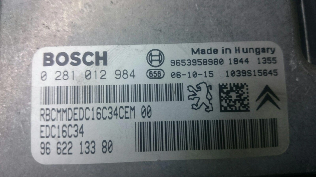 0281012984 9653958980 1037380721 EDC16C34 Peugeot 407 1.6HDI BDM FULL.rar
