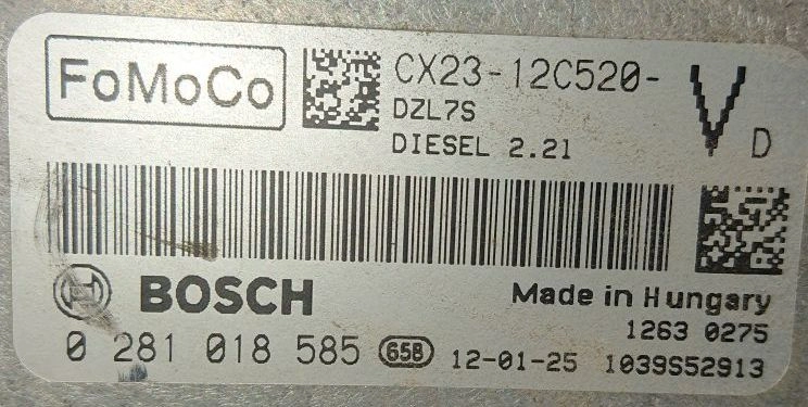 0281018585 CX23-12C520-VD 1037513226 EDC17CP42 Jaguar XF 2.2D 2012 163ps ATgearbox ORI+DPF EGR LSU TVA RDY BENCH FULL.rar