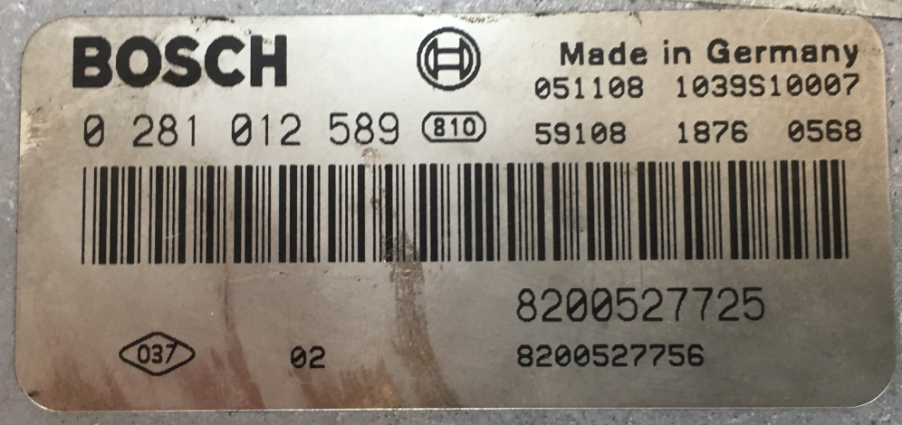 0281012589 8200601334 1037389656 EDC16C3 RENAULT SCENIK 1.9DCI 2005Y MTgearbox KTAG FULL.rar