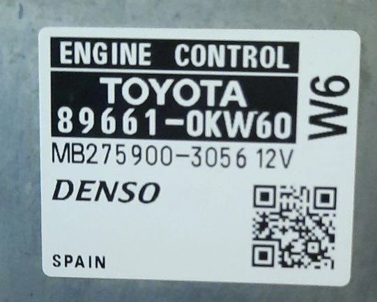 89663-0KR72 89661-0KW60 MB275900-3056 DENSO Toyota Hilux 2.5D 106kw MTgearbox KTAG FULL.rar