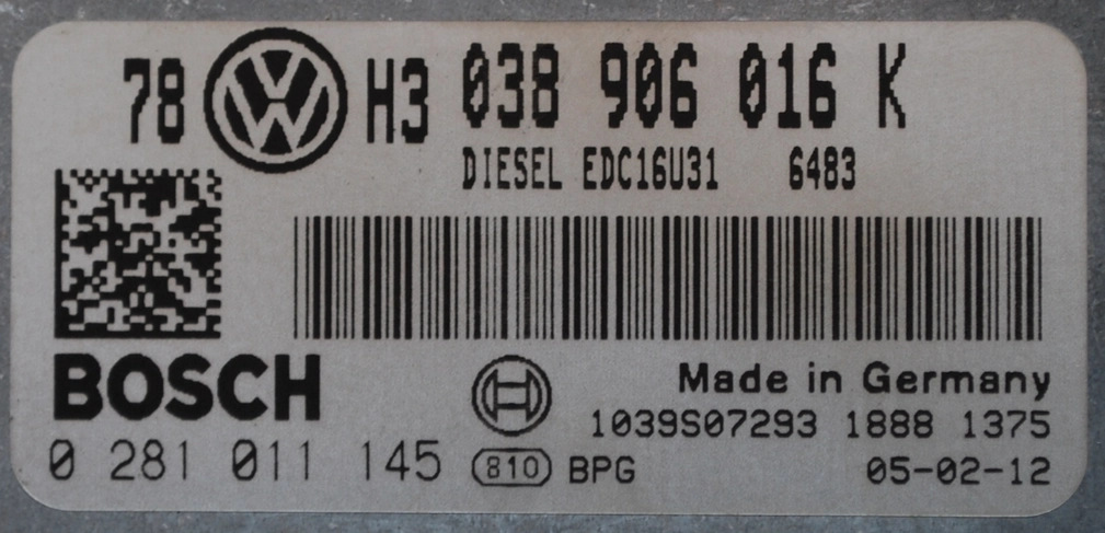 0281011145 038906016K 1037382052 EDC16U31 VW Passat 2,0TDI BGW BDM FULL.rar