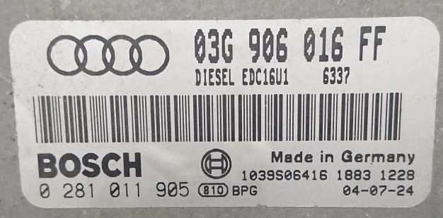 0281011905 03G906016FF 6337 1037371366 EDC16U1 Audi A3 2.0TDI 103KW MTgearbox ORI+noFLAP FGTech BDM FULL.rar