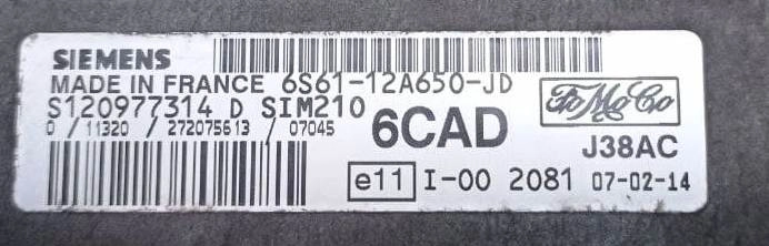 S120977314D 6S61-12A650-JD 6CAD SIM210 FORD FULL.rar