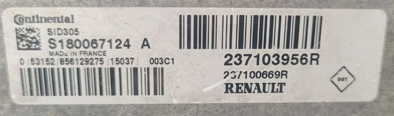 S180067124A 237103956R 0669R 3956R 4475R SID305 RENAULT SCENICIII 1.5DCI 2010Y ATgearbox KESS OBD.rar