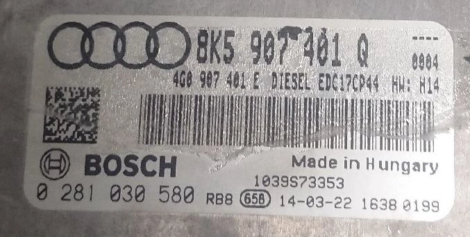 0281030580 8K5907401Q 4G0907401E 030879 10SW030879 EDC17CP44 Audi Q5 3.0TDI 2014 190kW CTBA DCGgearbox ORI+noSCR BENCH FULL.rar
