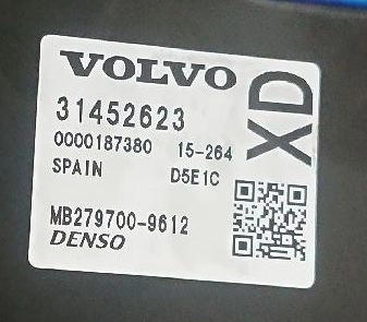 31452623 MB279700-9612 DENSO Volvo V60 2.0D 110KW 2016 ATgearbox BENCH FULL.rar