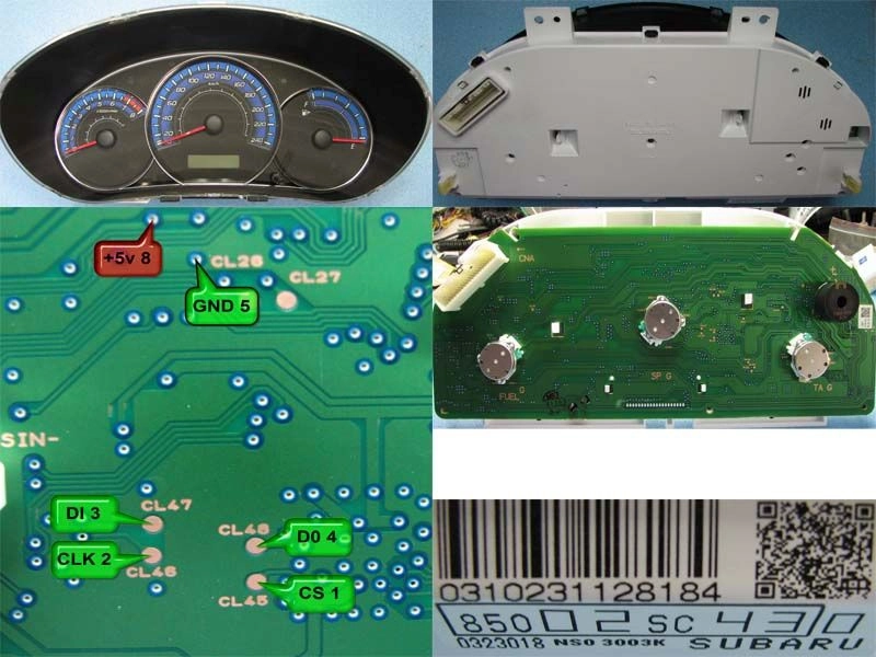 85002SC430 DASH SUBARU FORESTER 2008Y 93C76 EEP.rar