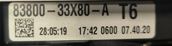 83800-33X80-A DASH Toyota Camry 2019 R7F7014x EEP.rar