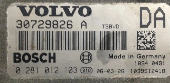 0281012103 30729826A 1039S12418 1037375898 EDC16C31 Volvo XC90 2.4D 136kW 185hp 2007 MTgearbox BDM FULL.rar