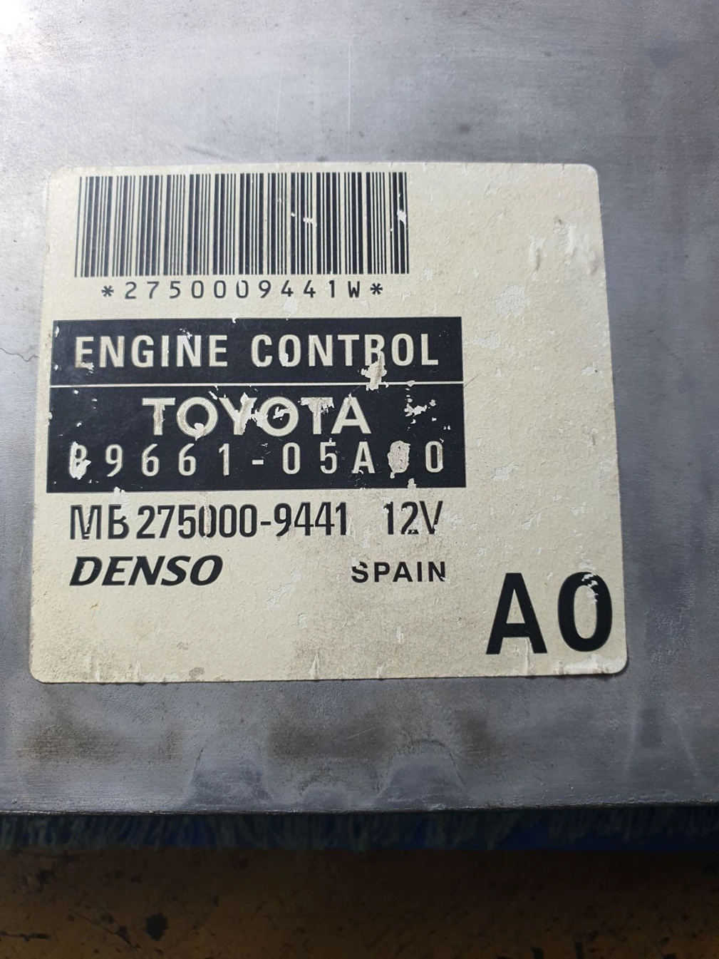89663-05490-A 89661-05A00 27000-9441 DENSO TOYOTA AVENSIS 1.8i 2004Y ATgearbox FULL.7z