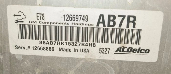 12669749 AB7R 12647136 12668807 ACDelco E78 Buic Encore 1.4i ATgeabox 2015 IOterminal FULL.rar