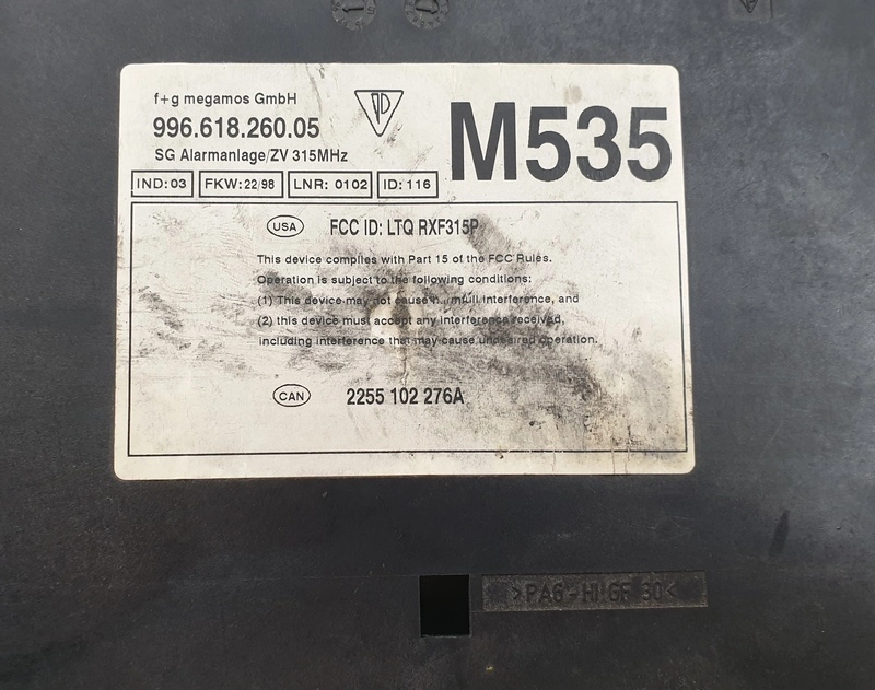 99661826005 996.618.260.05 BCM PORSHE BOXTER 911 2000Y 93C66 KEY CRIPTO EEP.rar