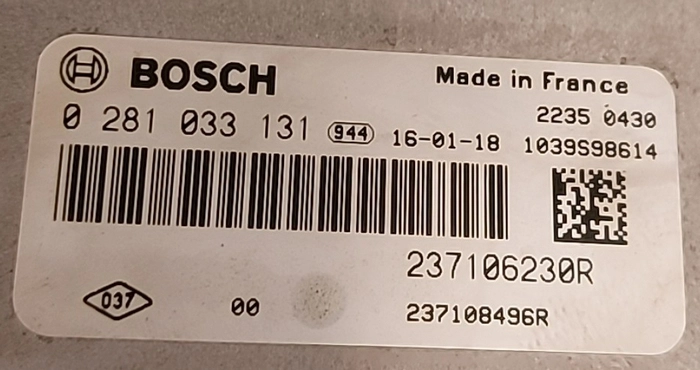 0281033131 237106230R 10SW069054 069054 EDC17C84 Renault Espace 1.6 BiTurbo BENCH FULL.rar