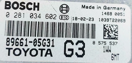 0281034602 89663-05K31 89661-05G31 10SW027317 EDC17C73 TOYOTA AVENSIS 1.6D4D 82KW MTgearbox BENCH FLASH.rar