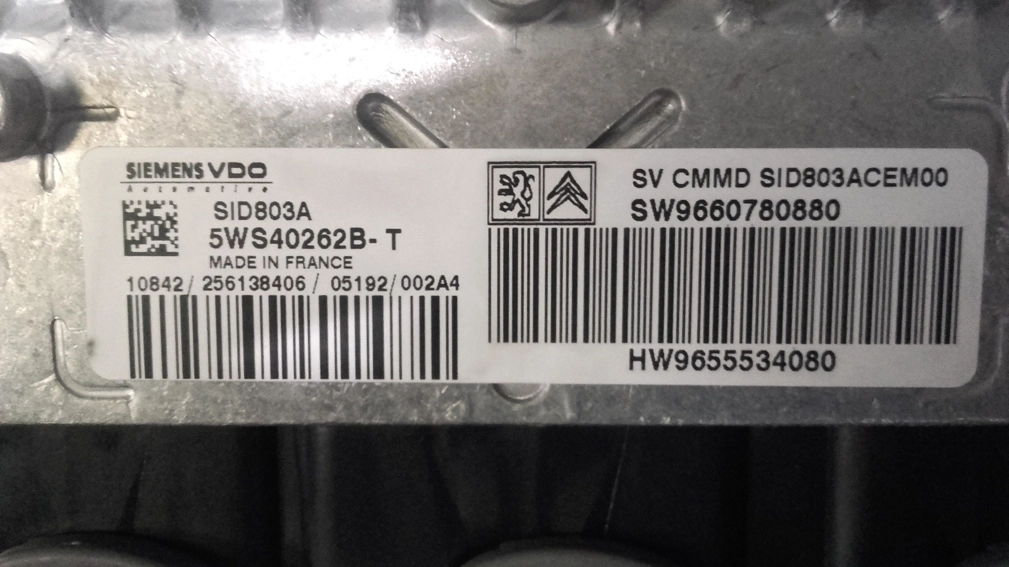 5WS40262B-T 9655534080 9660780880 PO20034000000 SID803A Peugeot 407 2.0HDI RHR 100kW ATgearbox BDM FULL.rar