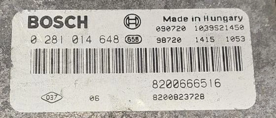0281014648 8200666516 8200823728 1037388191 EDC16CP33 Nissan Primastar 2.0d 66KW 2009 BENCH FULL.rar