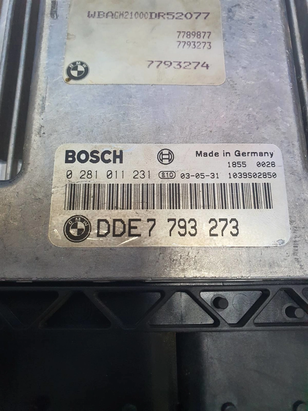 0281011231 7793273 1037390907 EDC16C1 BMW E65 3.0TDI 2003Y ORI+noEGR st1 ATgearbox BENCH FULL.7z