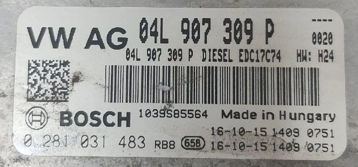 0281031483 04L906026GR 3029 04L907309P 009419 10SW009419 EDC17C74 VW Tiguan 2.0TDI DFGB DFGC ORI+noSCR FLEX BENCH FULL.rar
