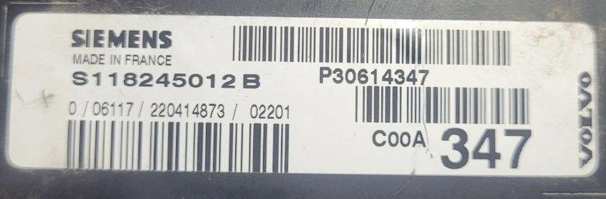 S118245012B P30614347 V4510D0000000 SIEMENS VOLVO V40 1.8i 2001Y MTgearbox FULL.rar