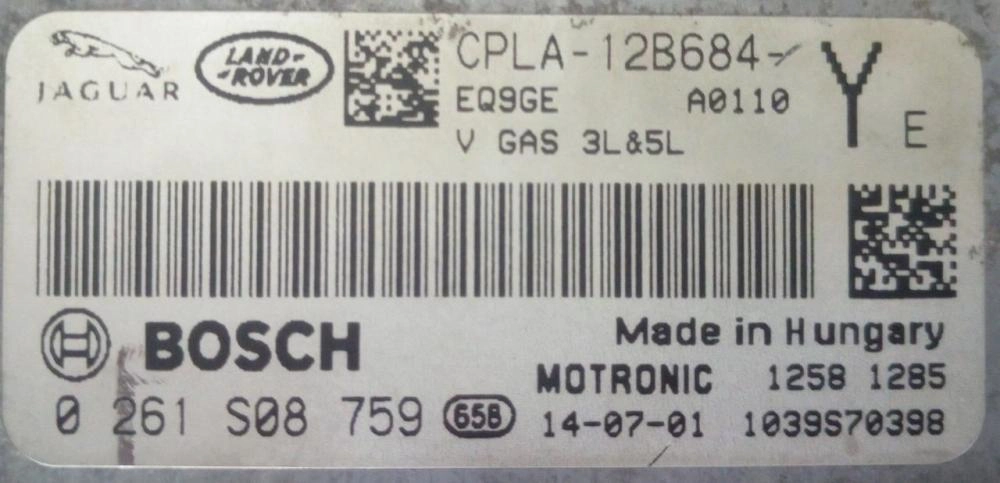 0261S08759 CPLA-12B684 1037538234 MED17.8.31 Jaguar XF 3.0i SUPER CHARGER 2014Y ATgearbox BENCH FULL.rar