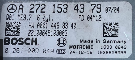 0261209049 A2721534379 1037381682 ME9.7 MB W221 S350 3.5i 2006Y ATgearbox KTAG FULL.rar