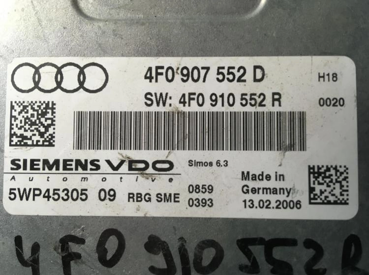 5WP45305 09 4F0907552D 4F0910552R 0020 SIMOS6.3 AUDI A6 2.4MPI 2006Y MTgearbox KTAG FULL.rar