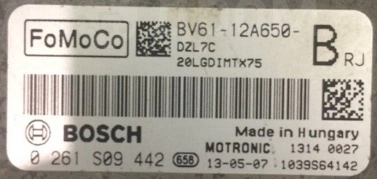 0261S09442 BV61-12A650-BRJ BV61-14C204-BRJ  MED17.0 Ford Focus 3 2.0L DURATEC GDI 110kW MTgearbox bench FULL.rar
