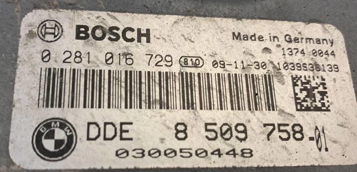 0281016729 8509758 1037502661 EDC7CP09 BMW 740 4.0D ATgearbox ORI+st1 FLEX BENCH FULL.rar