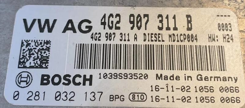 0281032137 4G2907311B 0003 4G2907311A 10SW002267 002267 MD1CP004 Audi A6 3.0TDI FLEX BENCH FULL.rar