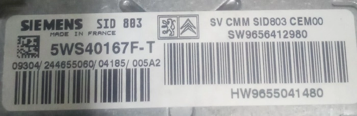 5WS40167F-T 9655041480 9656412980 SID803 Peugeot 407 2.0HDI BDM FULL.rar