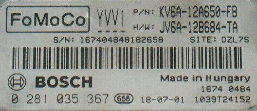 0281035367 KV6A-12A650-FB JV6A-12B684-TA 10SW041665 MD1CS005 MD1CS005 FORD TRANZIT CONNECT 1.5TDCI 2018Y MTgearbox BENCH FULL.rar