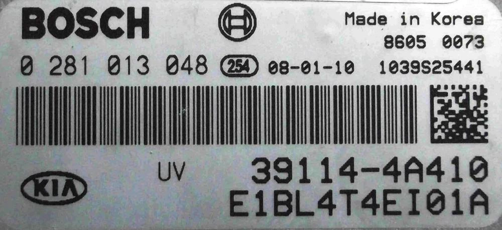 0281013048 39114-4A410 1037390051 EDC16C39 Kia Sorento 2.5D ATgearbox 2008 BOOT FULL.rar