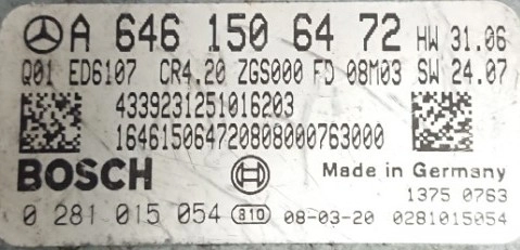0281015054 A6461506472 1037391214 CR4.20 HW31.06 SW24.07 EDC16CP31 MB Sprinter 2.2cdi BDM v2 FULL.rar