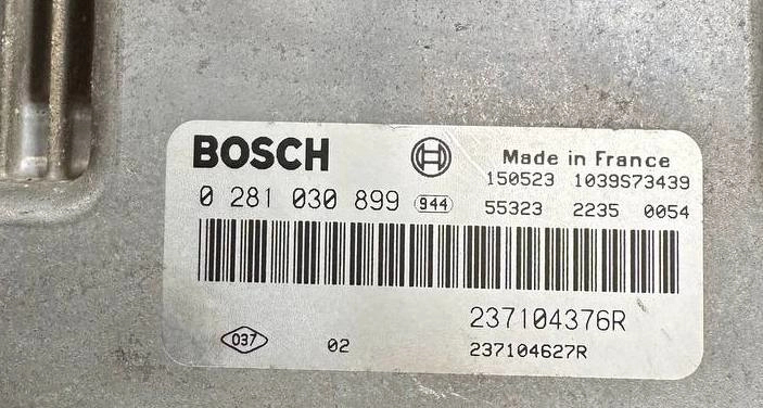 0281030899 237104376R 1037540784 EDC17C42 RENAULT CAPTUR 1.5DCI 2014Y MTgearbox BENCH FULL.rar