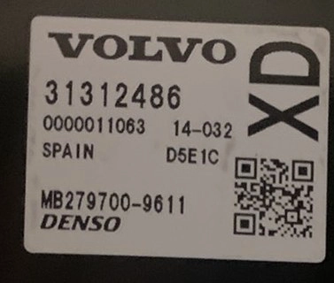 31312486 MB279700-9611 DENSO Volvo 2.0D 2014 FLEX BENCH FULL.rar