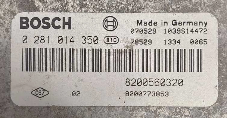 0281014350 8200560320 8200773853 1037387305 1037387991 EDC16CP33 Renault Espace 2.0DCI 110kW BENCH FULL.rar