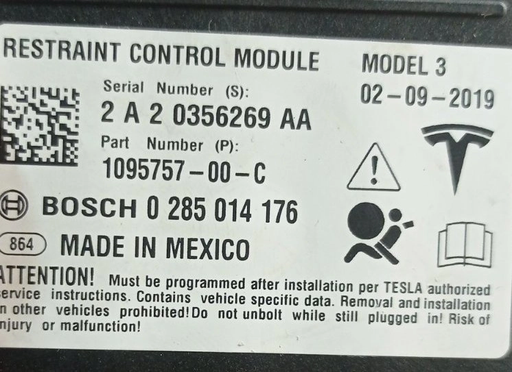 0285014176 1095757 TESLA MODEL3 95640 CRASH+CLEAR SRS.rar