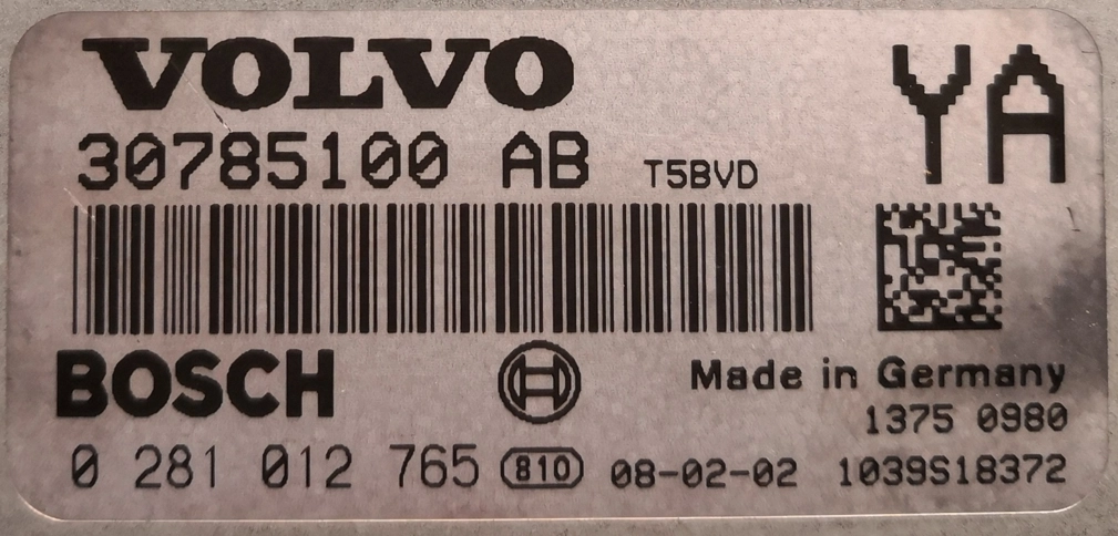 0281012765 30785100AB 1039s18372 1037382496 EDC16C31 Volvo V70 2.4D 120kW MTgearbox 2008 BDM FULL.rar
