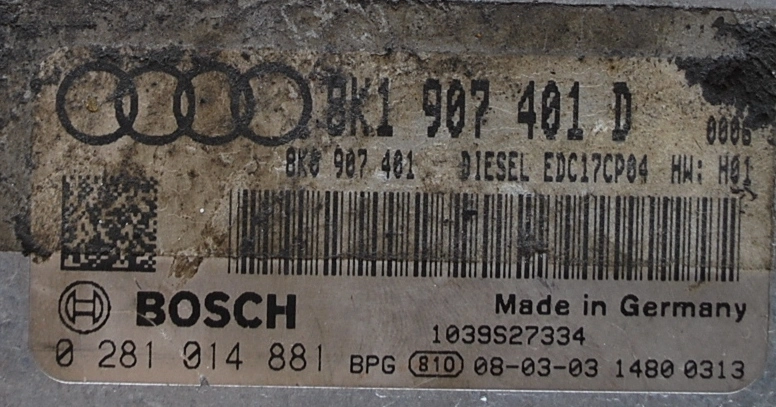 0281014881 8K1907401D 1037394958 EDC17CP04 Audi A5 2009y 2,7TDI 140kw BOOT FULL.rar