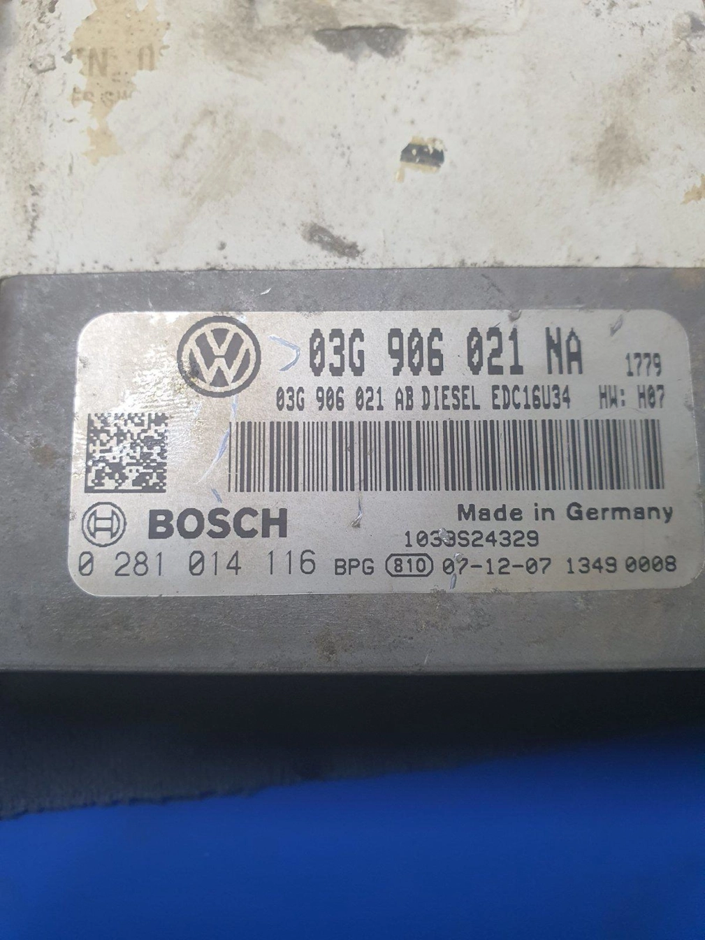 0281014116 03G906021NA 03G906021AB 1037391578 EDC16U34 VW GOLF 1.9TDI 2008Y ATgearbox BDM FULL.7z