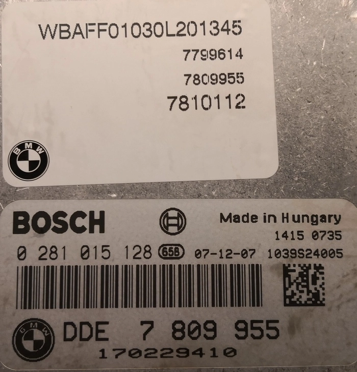 0281015128 7809955 7810112 7799614 O D2UT87 1037500776 EDC16CP35 BMW E70 3.5D 210kW ATgearbox ORI+ST1 noDPF noEGR noVSA XPROG BDM FULL.rar