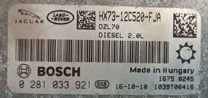 0281033921 HX73-12C520-FJA 10SW093846 MED17.9 Jaguar F-Pace 2.0D 2017 BENCH FULL.rar