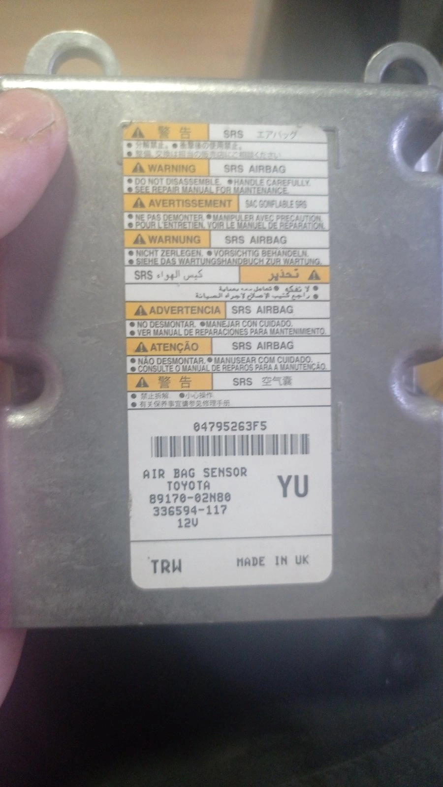 89170-02N80 TOYOTA TC234L-36F CRASH+CLEAR SRS.7z