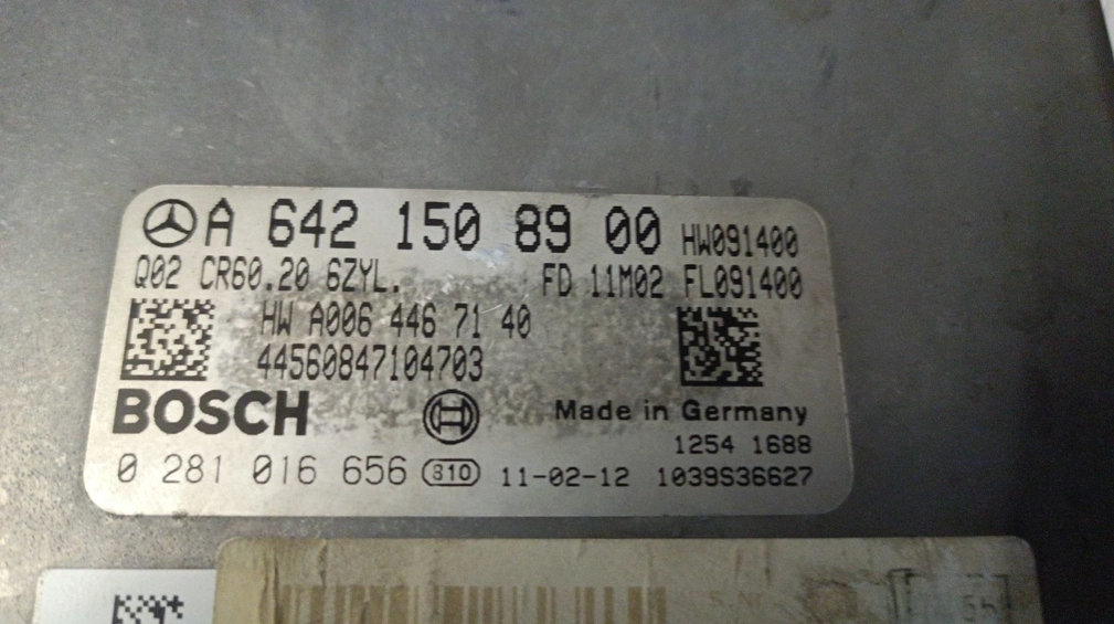 0281016656 A6421508900 1037510870 EDC17CP46 MB W166 3.0CDI 190KW 2012Y ATgearbox BENCH FULL.rar