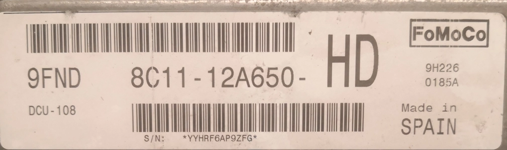 8C11-12A650-HD 8C11-12B684-BC 8C11-12K532-YE DCU108 Ford Transit 2.4d 2010y MTgearbox pcm FLASH.rar