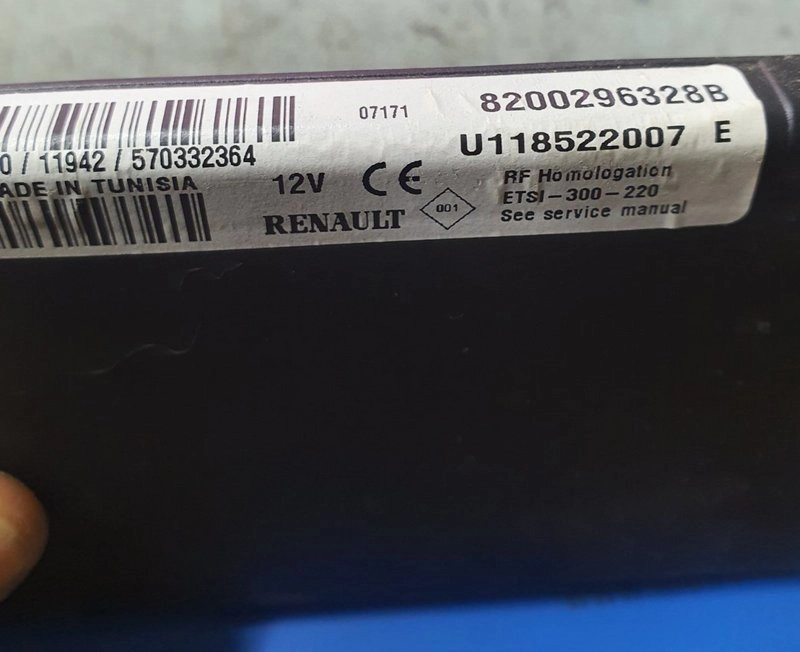 U118522007E 8200296328B BCI DACIA LOGAN 2009Y 93C66 KEY PIN CRIPTO EEP.rar