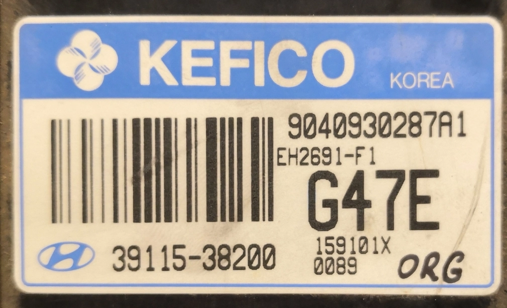 9040930287A1 39115-38200 EH2691-F1 G47E KEFICO Hyundai SantaFe 2005y 2.4i 107kW MTgearbox MH7203 maps FULL.7z