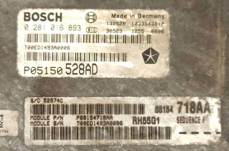 0281016893 P05150528AD 1037527331 EDC17CP27 Chrysler Voyager 2.8D 2012 ATgearbox bench FULL.rar
